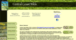 Desktop Screenshot of centralcoastwilds.com
